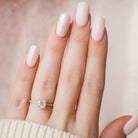 Hidden Halo Engagement Ring