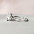 Cushion Moissanite Diamond Ring