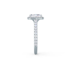 Cushion Cut Moissanite Ring