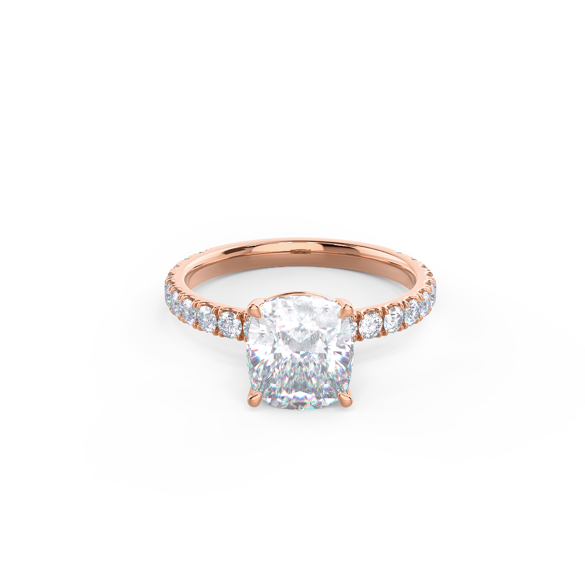 Moissanite Engagement Ring for Her