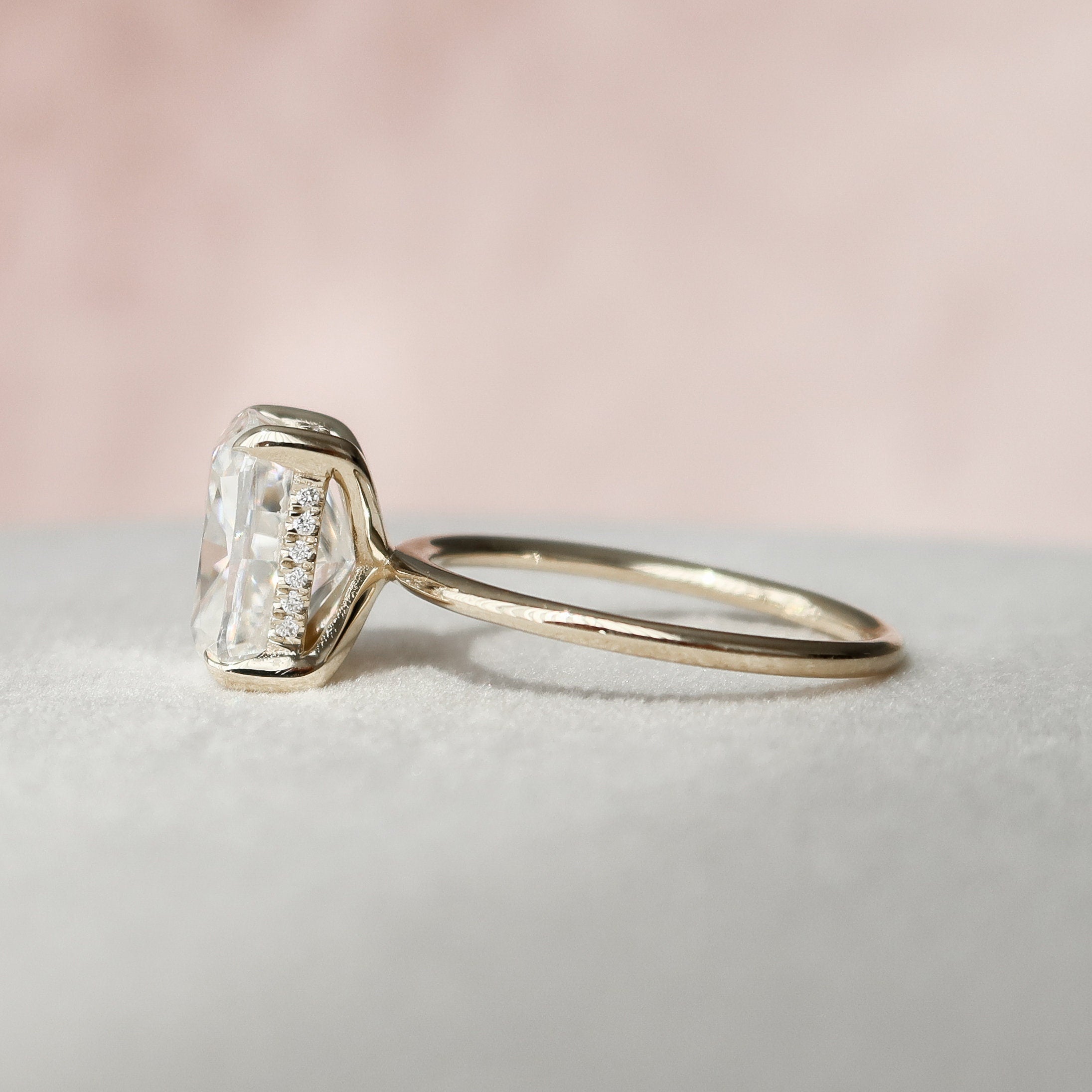 Solitaire Moissanite Ring