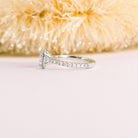 Cushion Moissanite Engagement Ring
