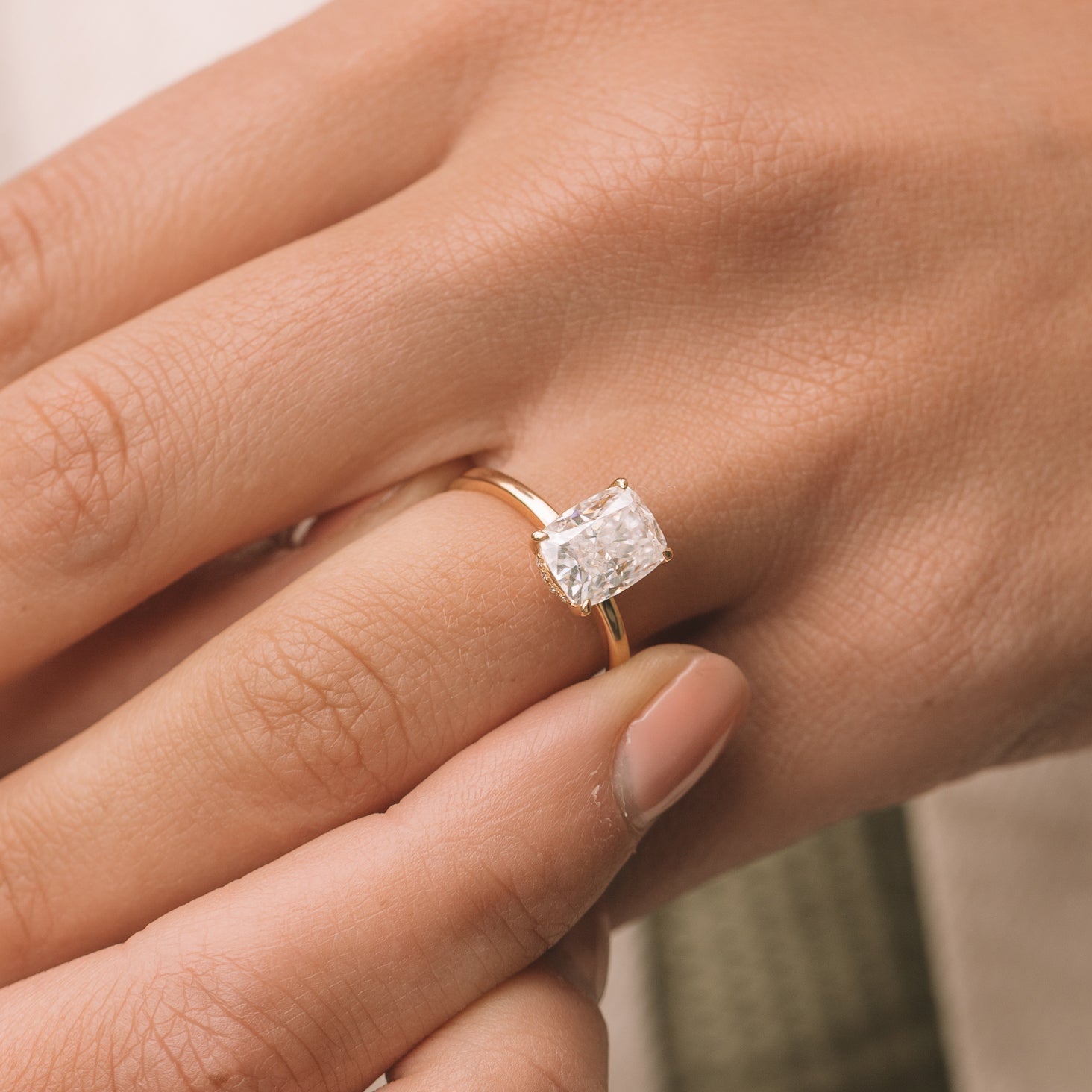 Moissanite Engagement Ring USA