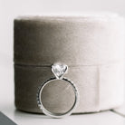 Cushion Moissanite Engagement Ring