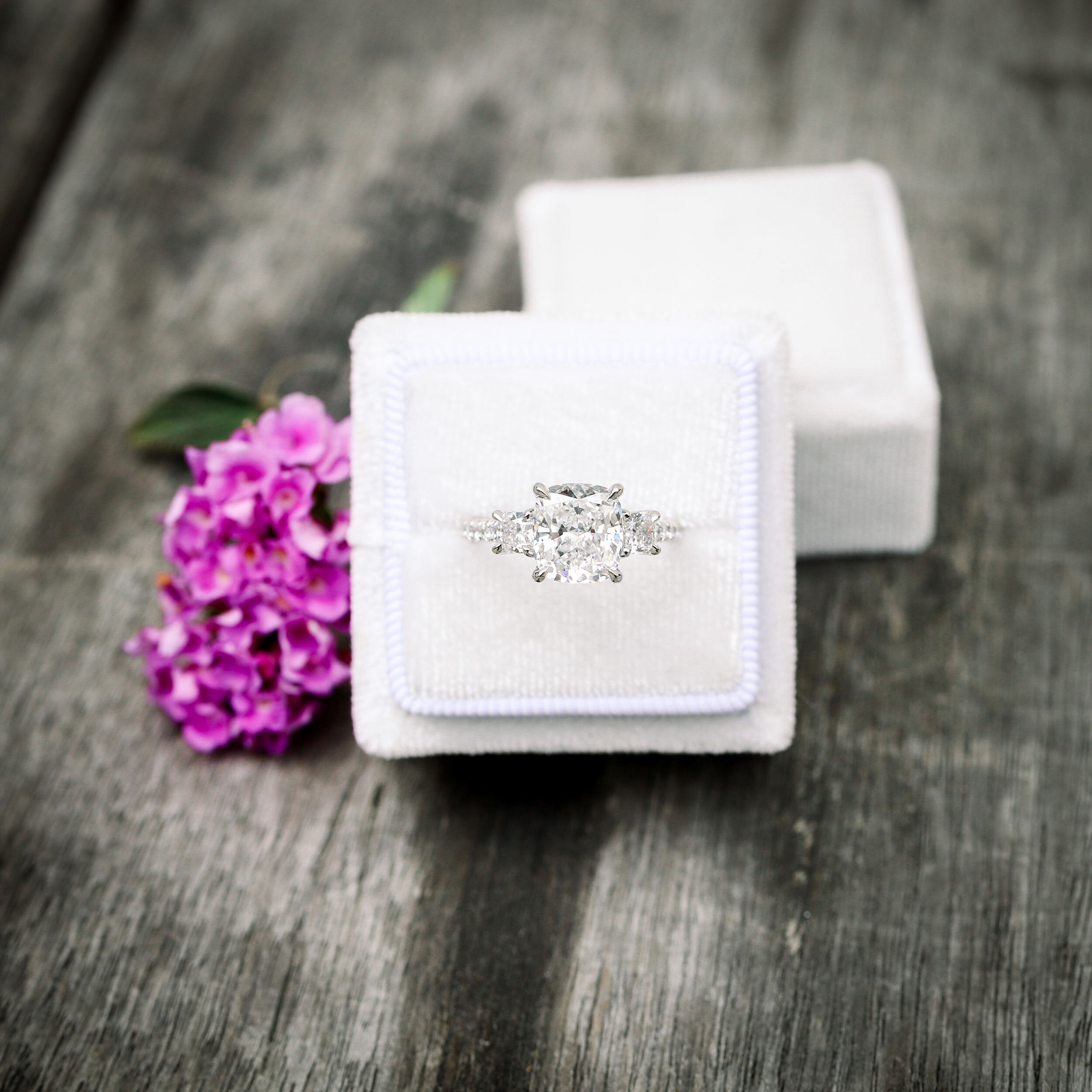 Three Stone Engagement Ring