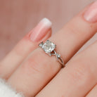 Cushion Cut Proposal Ring