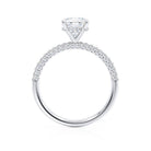 Cushion Moissanite Engagement Ring