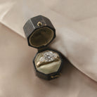 Moissanite Three Stone Engagement Ring