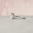 Elongated Cushion Engagement Ring