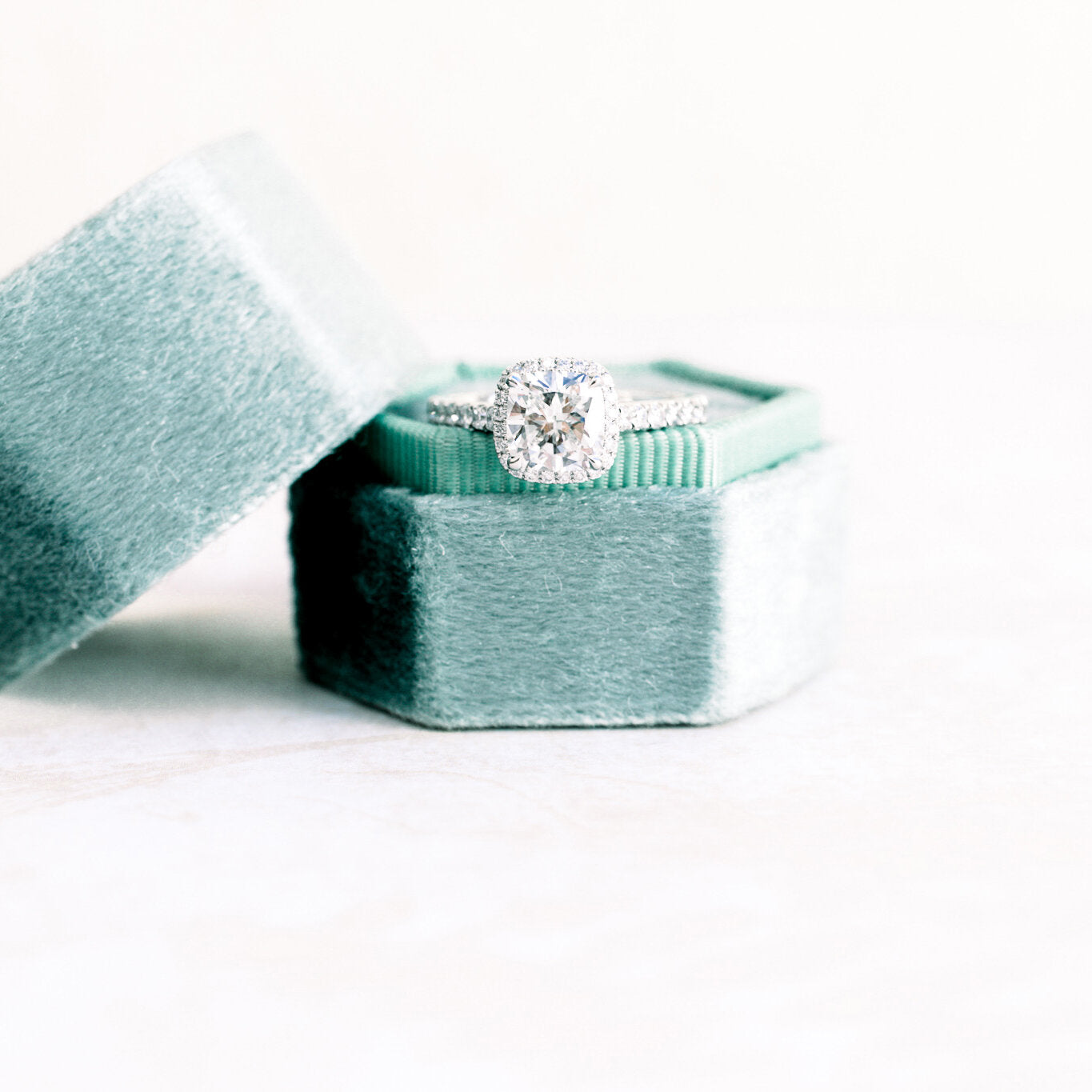 Moissanite Diamond Ring