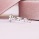 Pave Moissanite Ring