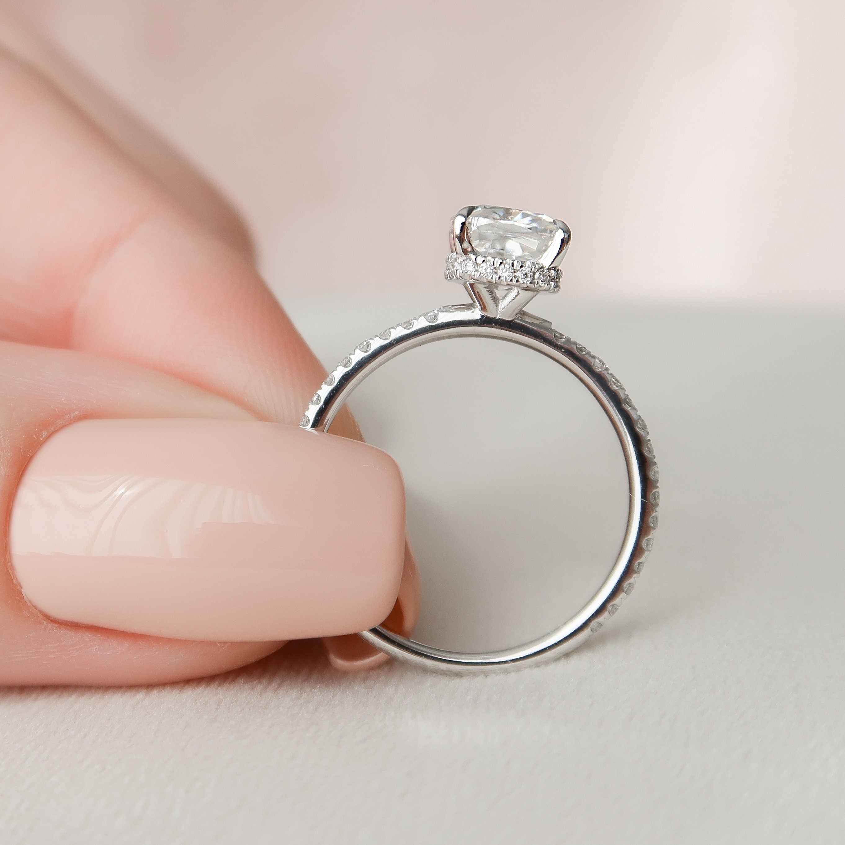 Moissanite Engagement Ring USA