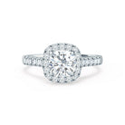 Cushion Shape Moissanite Ring