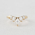 marquise-and-pear-cut-cluster-moissanite-wedding-band