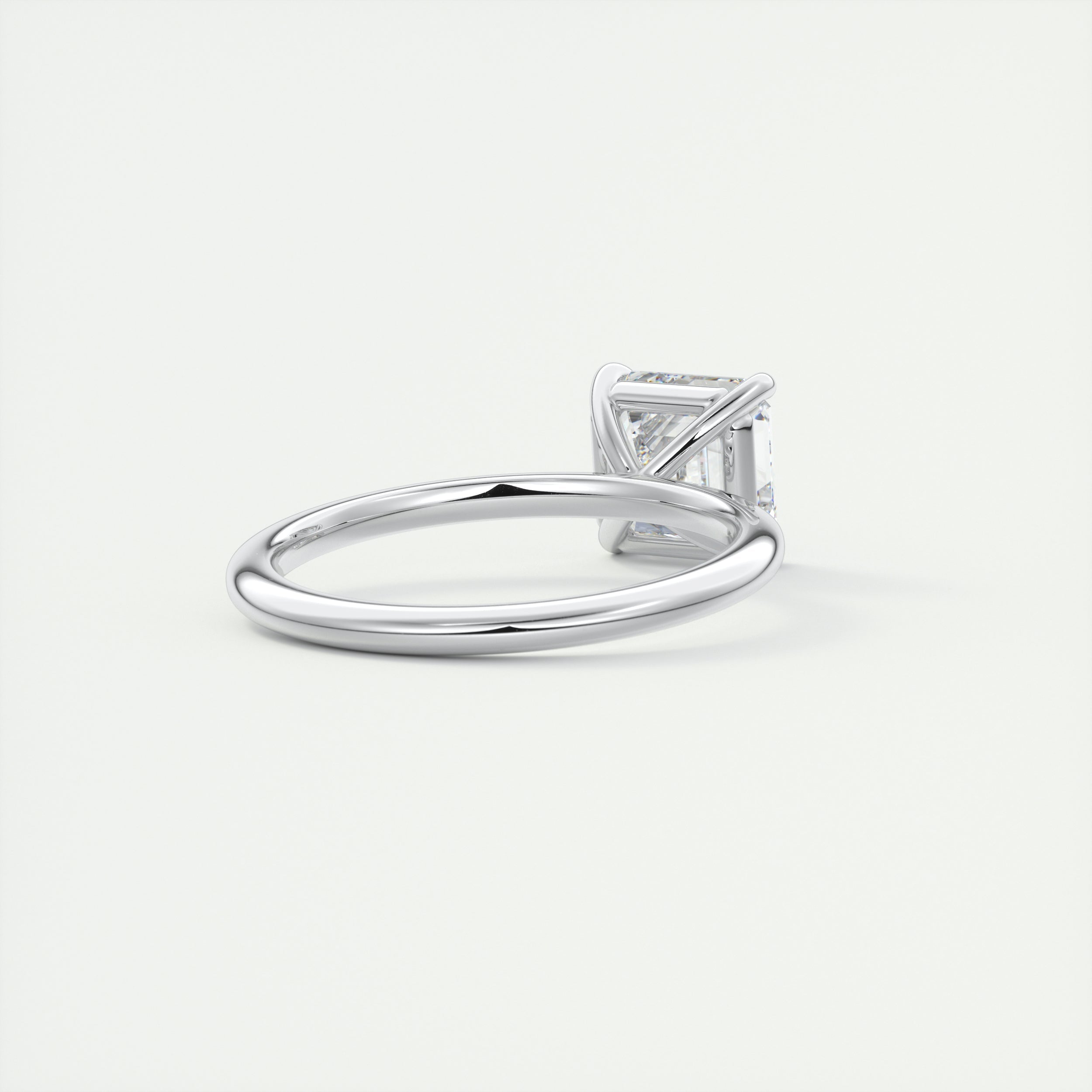 Vintage Inspired Asscher Ring