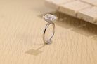 Unique Moissanite Ring
