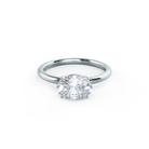 East West Solitaire Ring