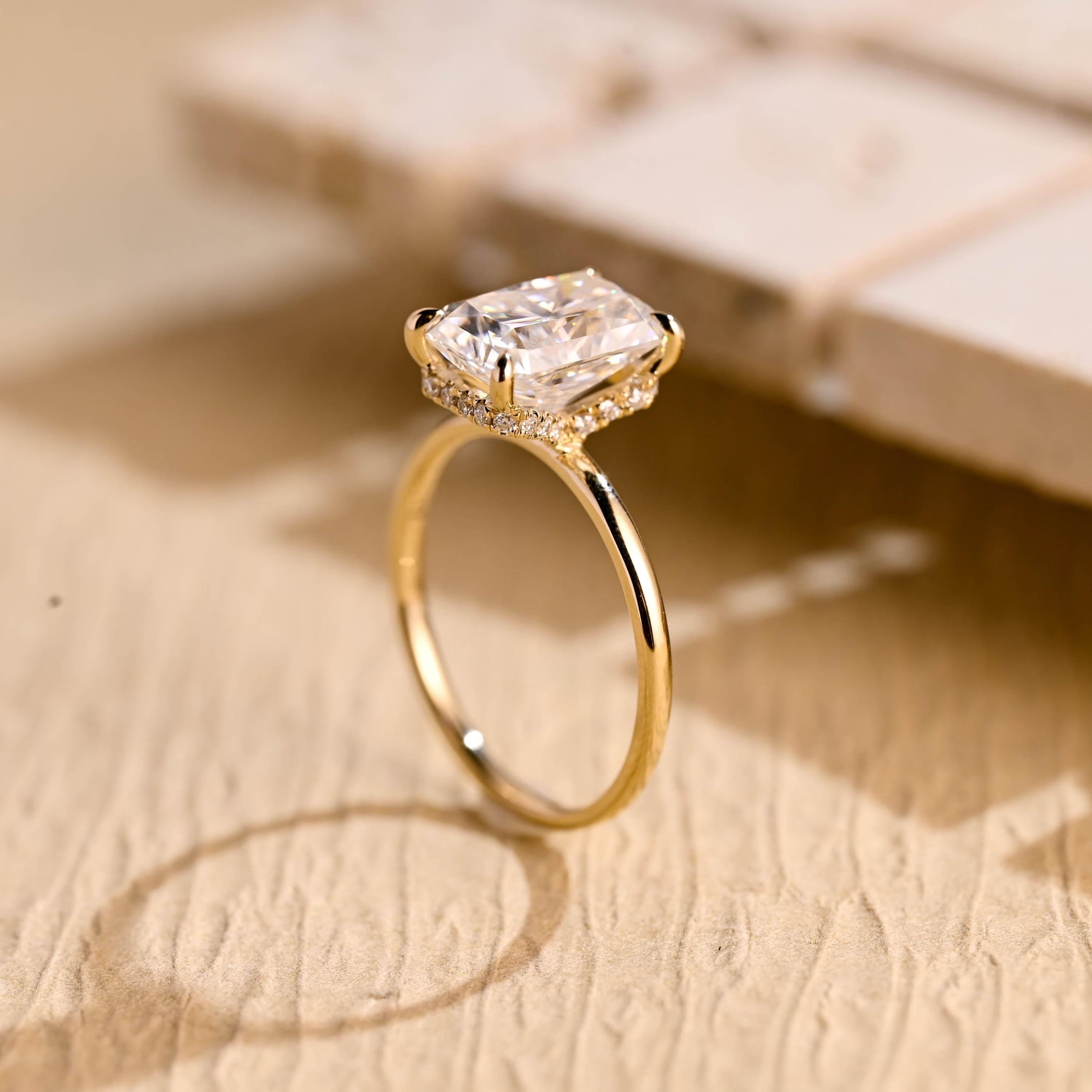 Radiant Cut Engagement Ring