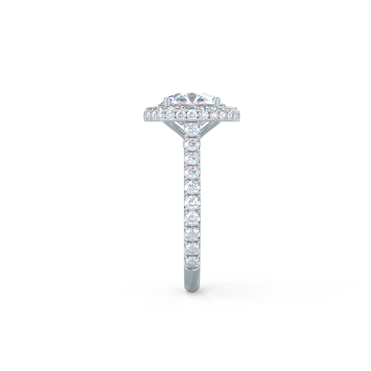 Round Cut Bridal Ring