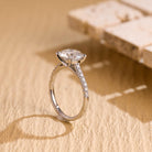 Affordable Moissanite Engagement Ring