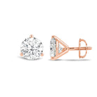 2.0CT Round Cut Moissanite Stud Diamond Earrings for Women