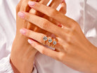 Round Cut Diamond Moissanite Solitaire Engagement Ring For Women