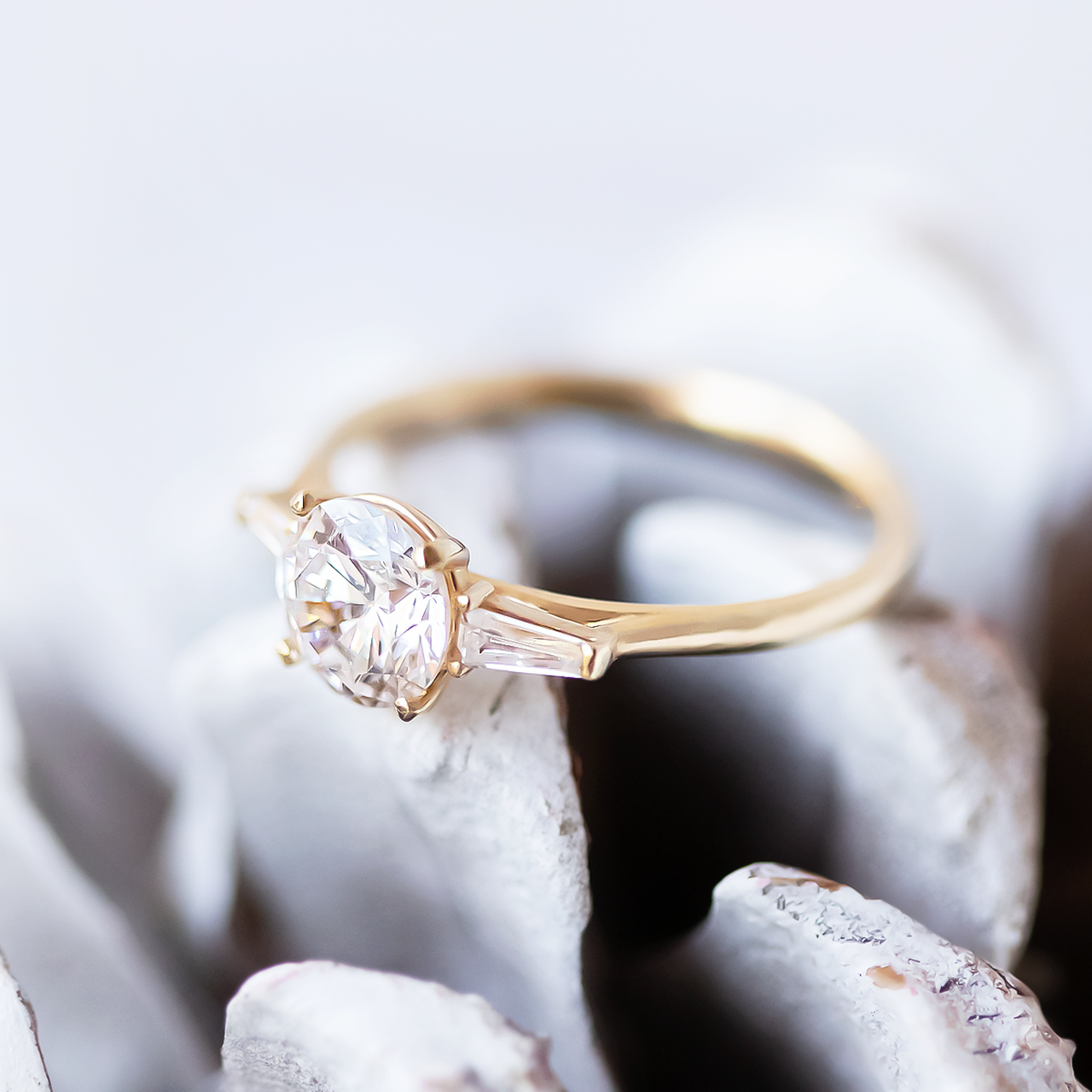 Moissanite jewelry sets with return policy