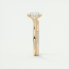2CT Moissanite Engagement Ring