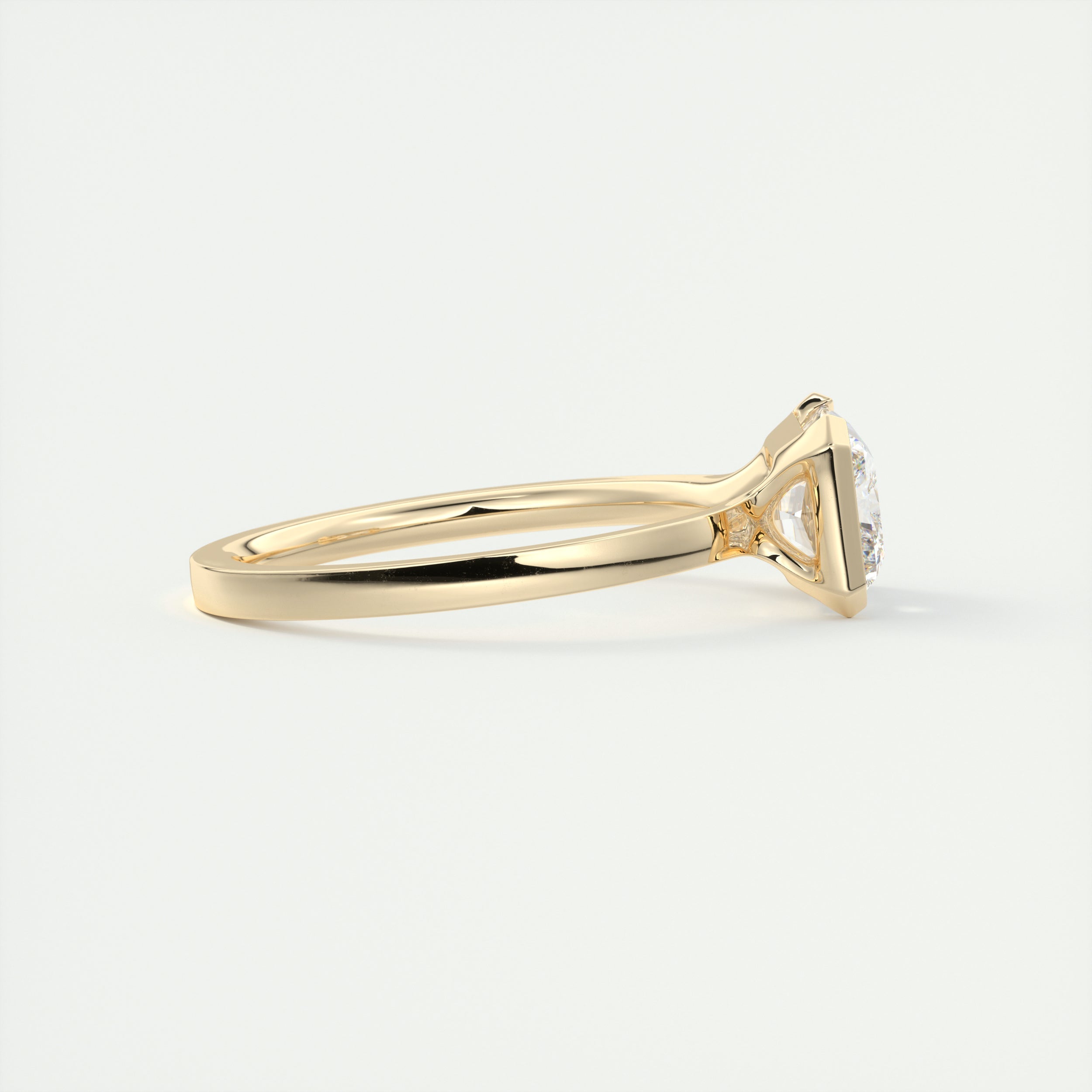 East West Engagement Ring