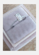 Moissanite Diamond Engagement Ring