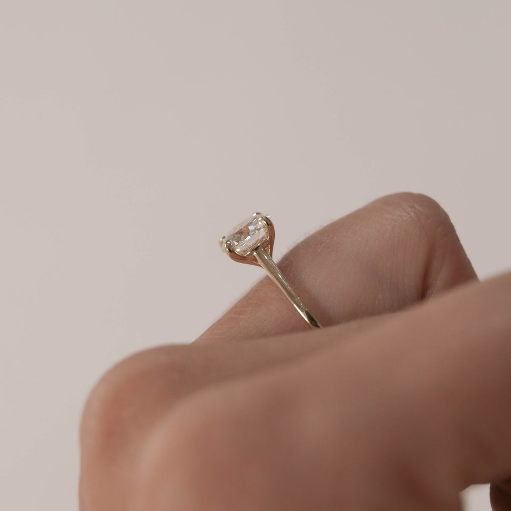 1.50 Carat Moissanite Engagement Ring