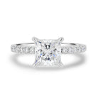Moissanite Solitaire Engagement Ring