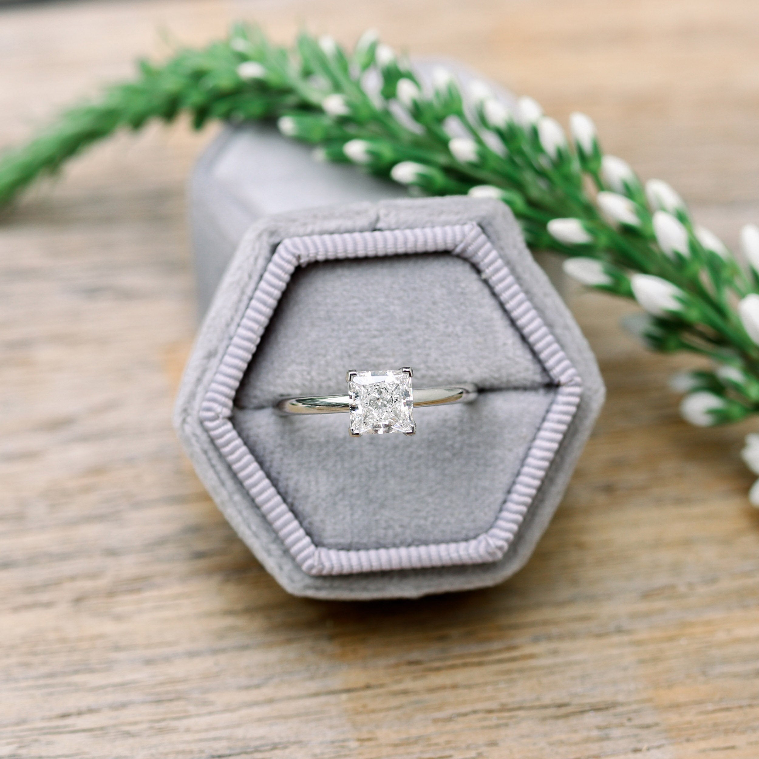 Princess Cut Ring for Women