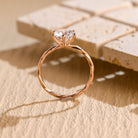 Thread Setting Moissanite Ring