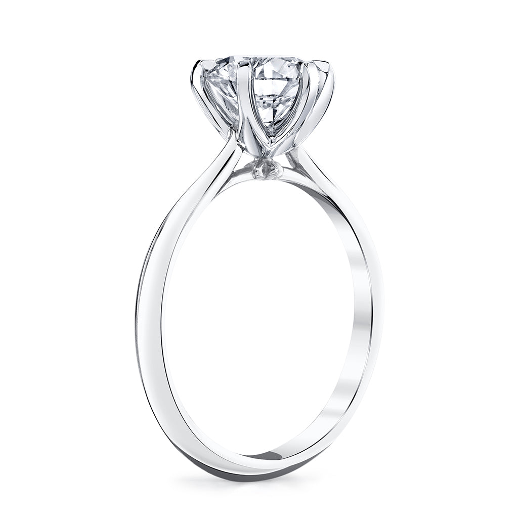 2 Carat Moissanite Engagement Ring