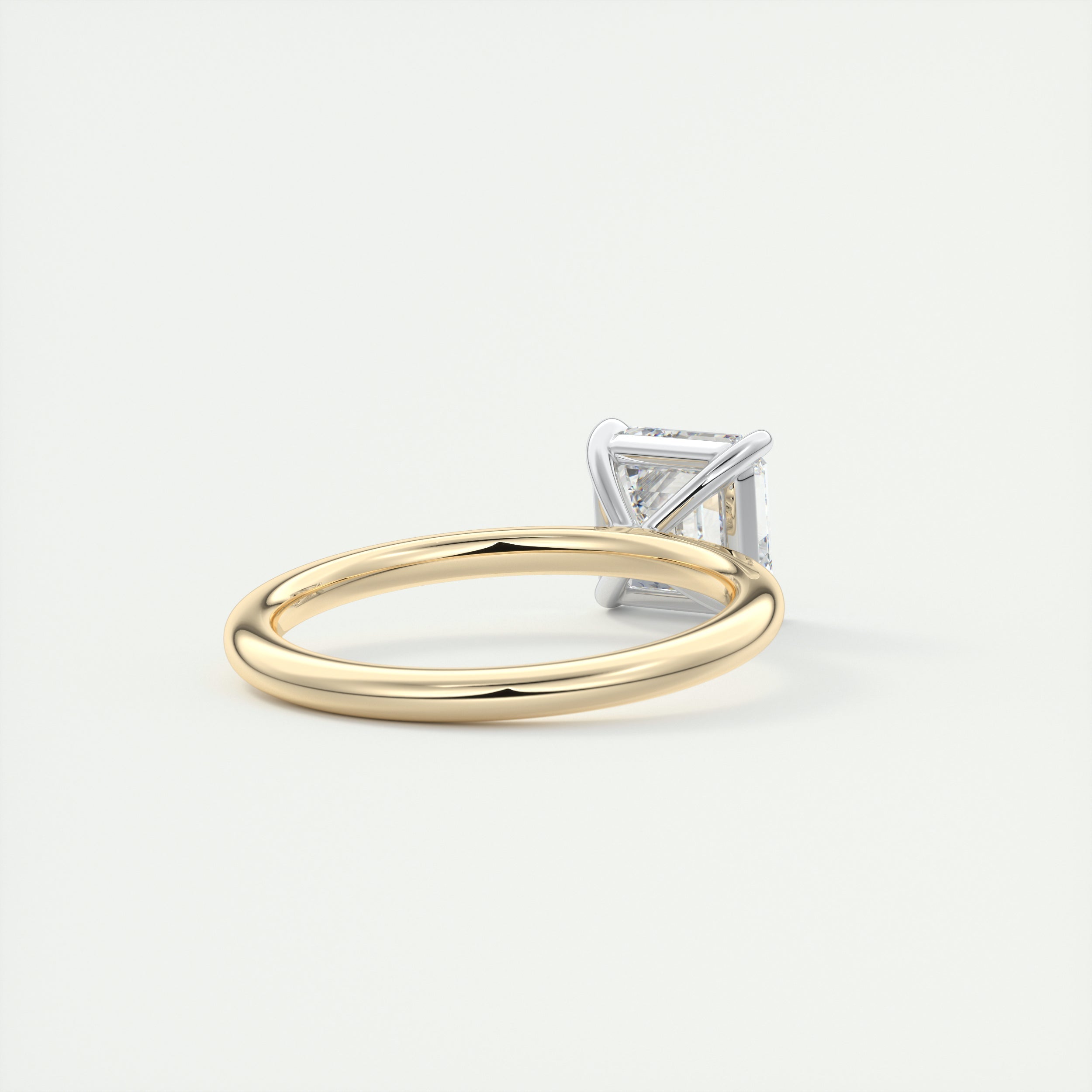 Asscher Cut Engagement Ring for Women
