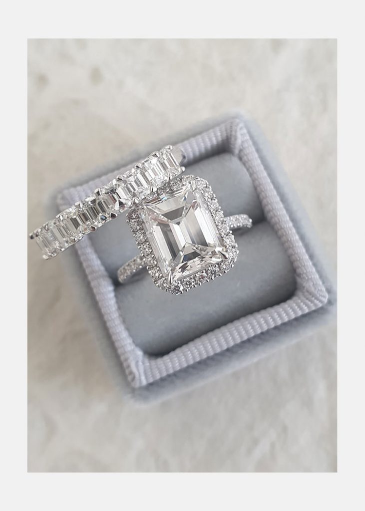 3 Carat Moissanite Engagement Ring
