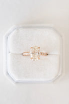 Oval Diamond Moissanite Ring