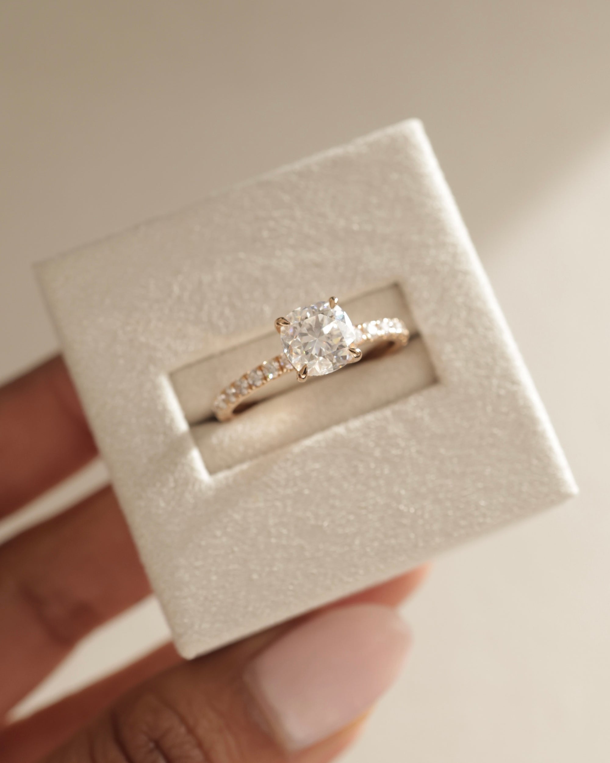 Pave Setting Diamond Ring