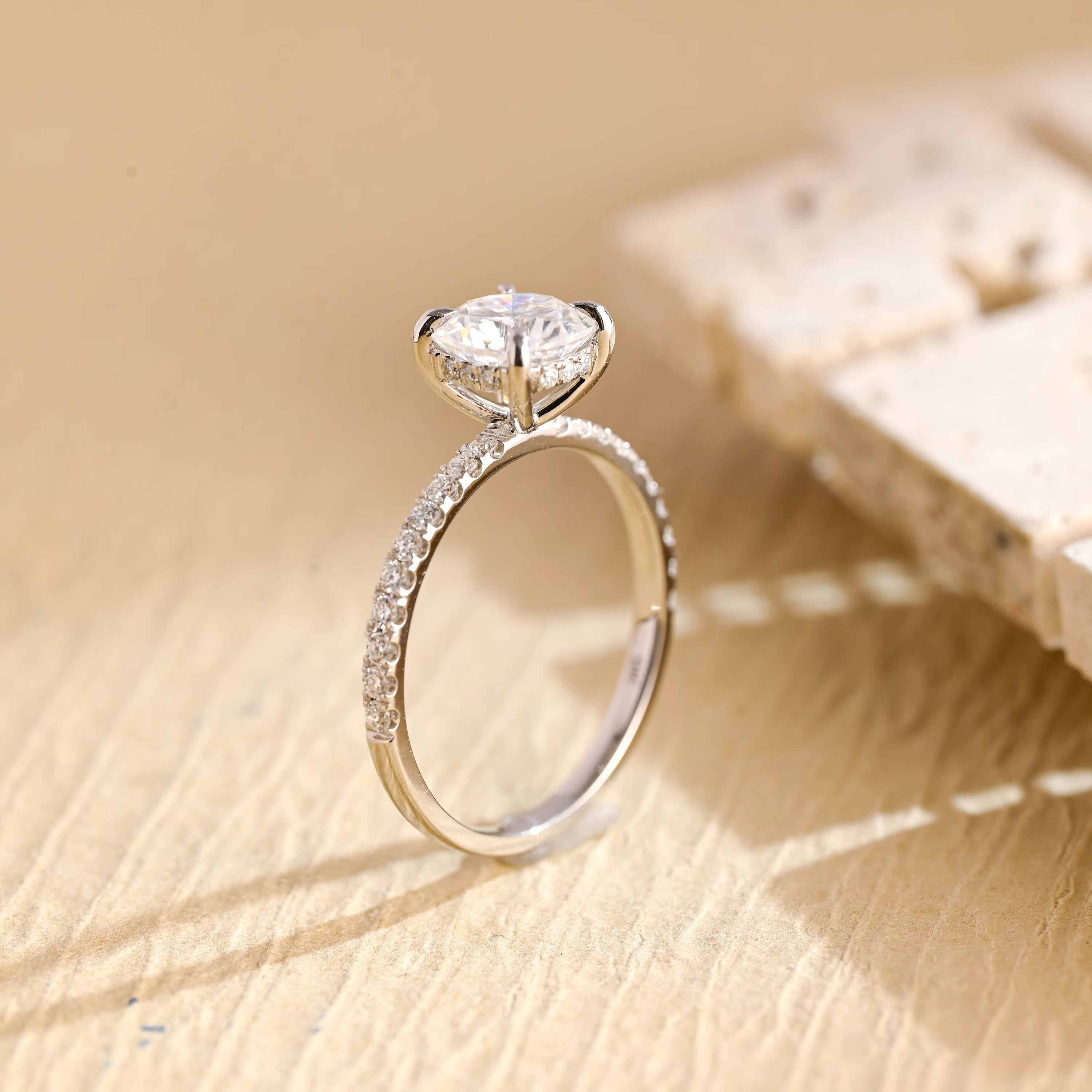 Luxury Cushion Engagement Ring