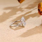 Emerald Cut Cluster Ring
