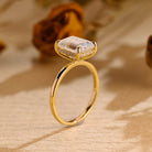 Diamond Accent Moissanite Ring