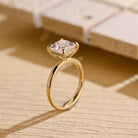  Moissanite Diamond Engagement Ring
