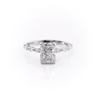 Radiant Cut Moissanite Engagement Ring