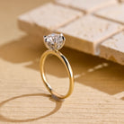 Hidden Halo Ring for Women