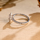 Marquise Cut Moissanite Engagement Ring