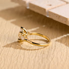 Marquise Cut Moissanite Engagement Ring