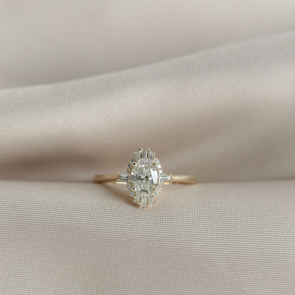 Oval Bridal Ring