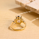 Oval Cut Moissanite Ring