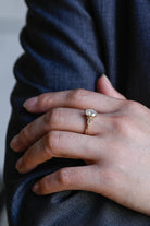 Oval Diamond Vintage Ring